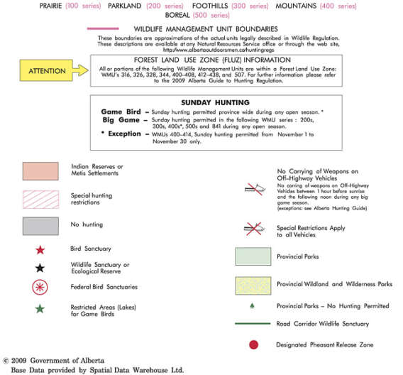 WMUs & Maps - Trophy Hunters Alberta